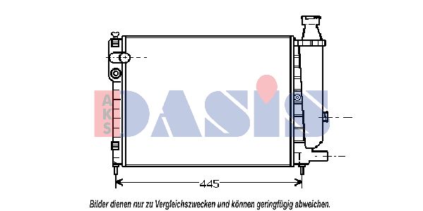 AKS DASIS Radiators, Motora dzesēšanas sistēma 060340N